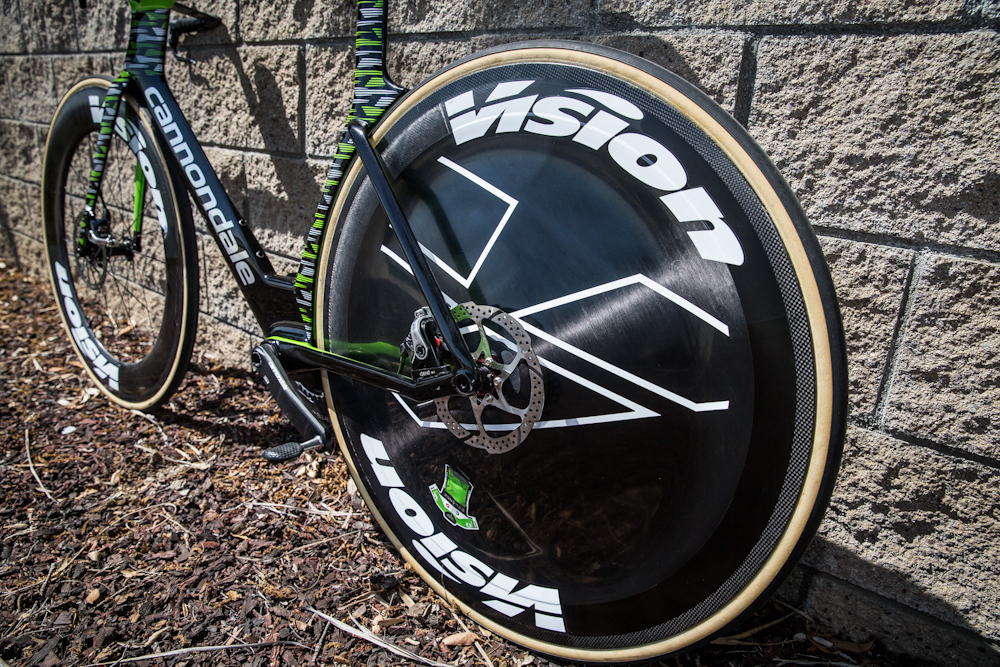 Kyle Murphy's Cannondale Super Slice disc brake TT bike Gallery