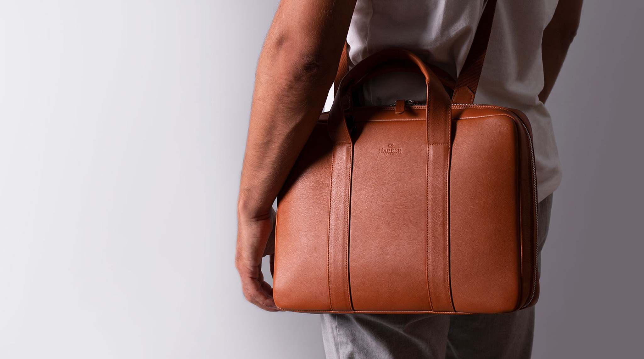 Harber London Laptop Briefcase review it'll take you from airport to