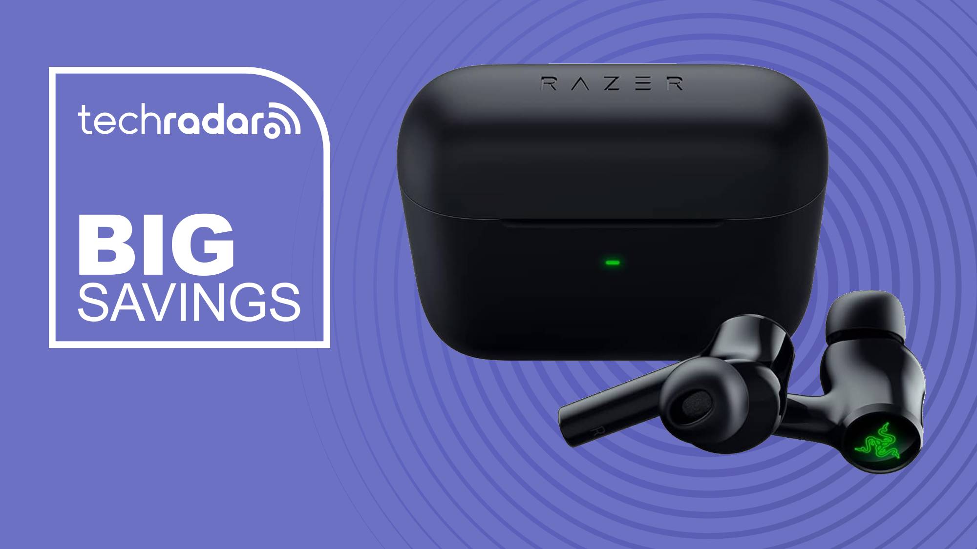 At almost half off, these Razer Hammerhead True Wireless 2nd Gen gaming earbuds are at their