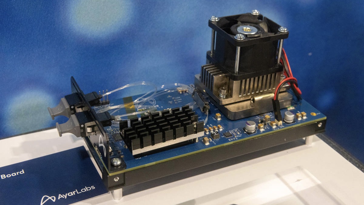 Nvidiabacked startup uses Intel chip to replace electrical signals with light to reach Tbps