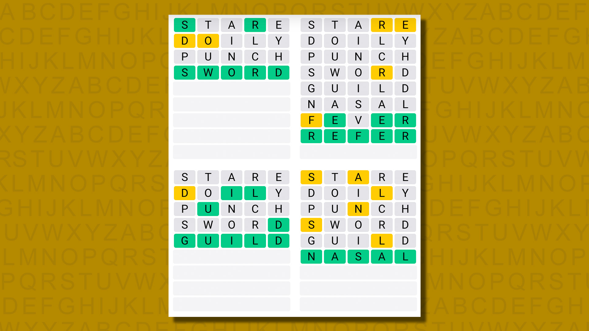 Quordle today hints and answers for Friday, October 6 (game 620