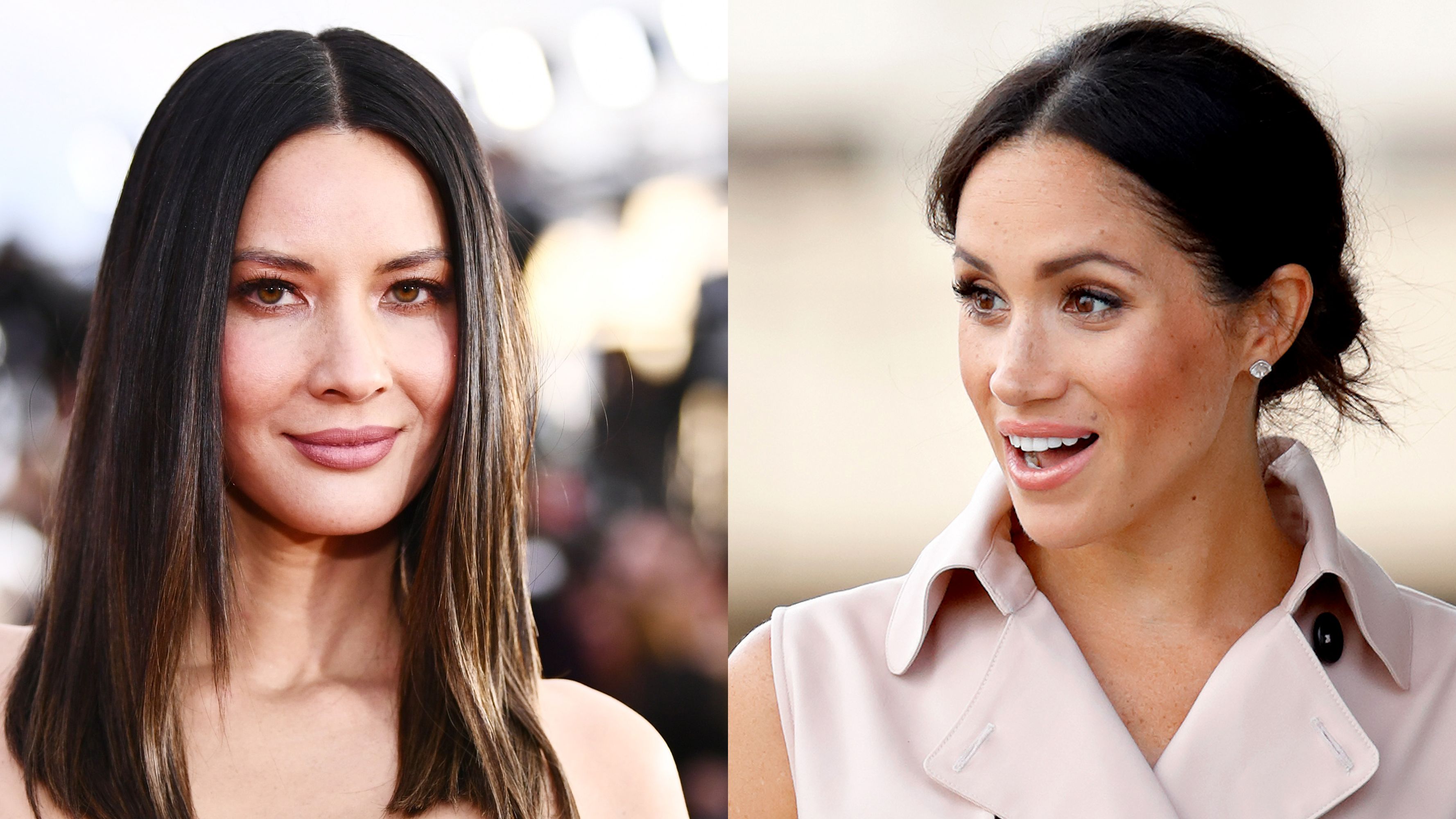 Olivia Munn Recreated Meghan Markle's Buckingham Palace Photo Marie