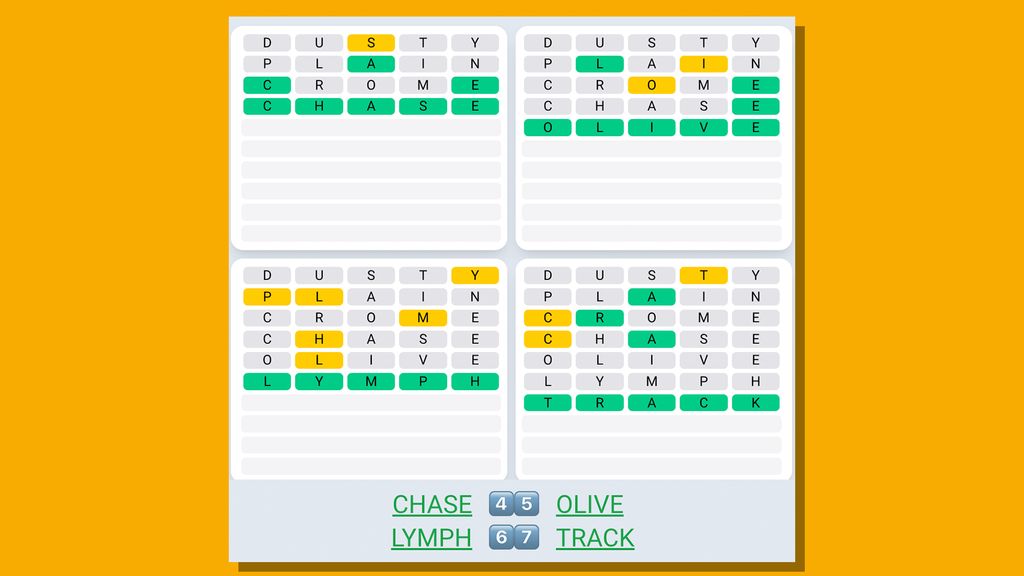 Quordle today hints and answers for Monday, July 24 (game 546) TechRadar