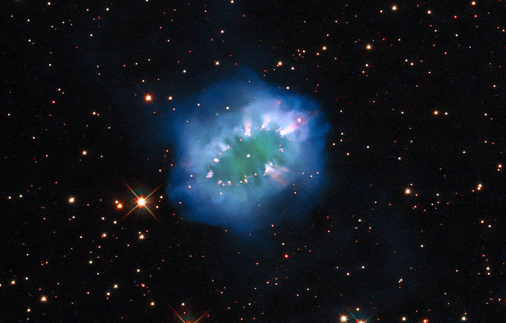 The Necklace Nebula shines like jewelry – but actually, it�s just a load of star farts.