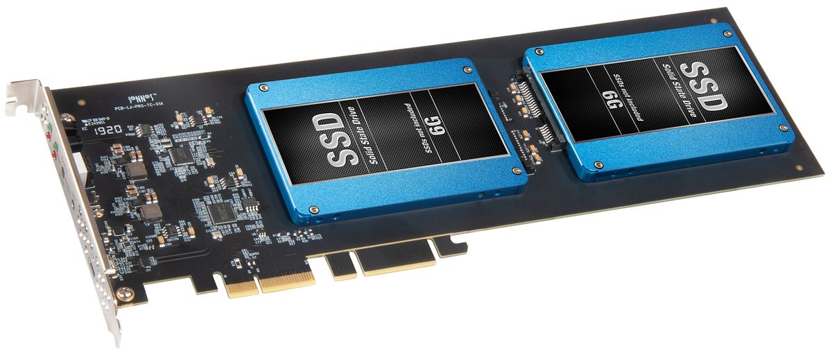 Announces Dual 2.5Inch SATA SSD PCI Express® 3.0