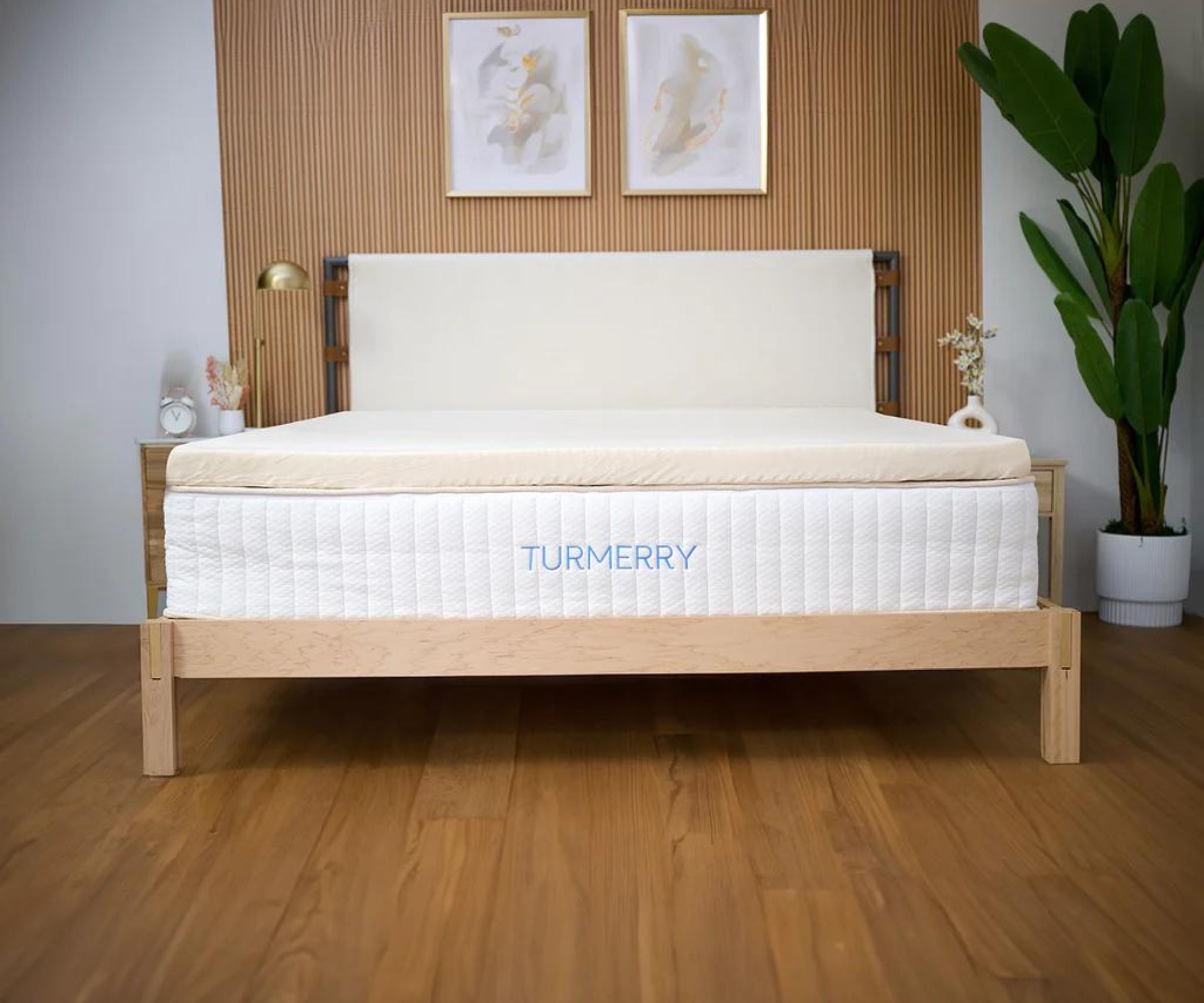 Turmerry Latex Mattress Topper review great pressure relief Homes