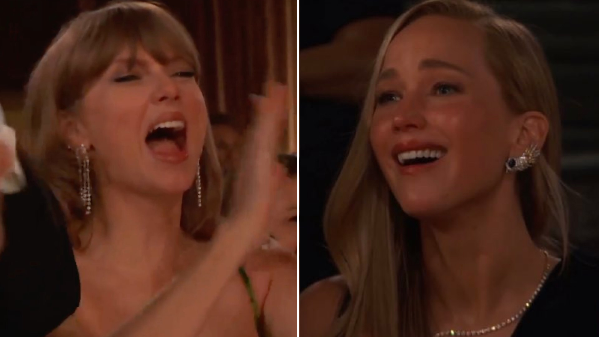 Jennifer Lawrence Golden Globes 2024 Taylor Swift