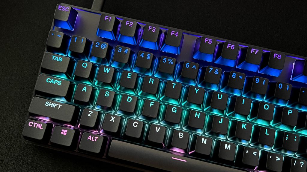 SteelSeries Apex 9 TKL Review HotSwappable Optical Switches Tom's