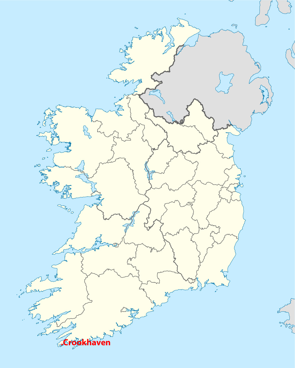 Crookhaven is an important harbor in Munster where the pirates were based.