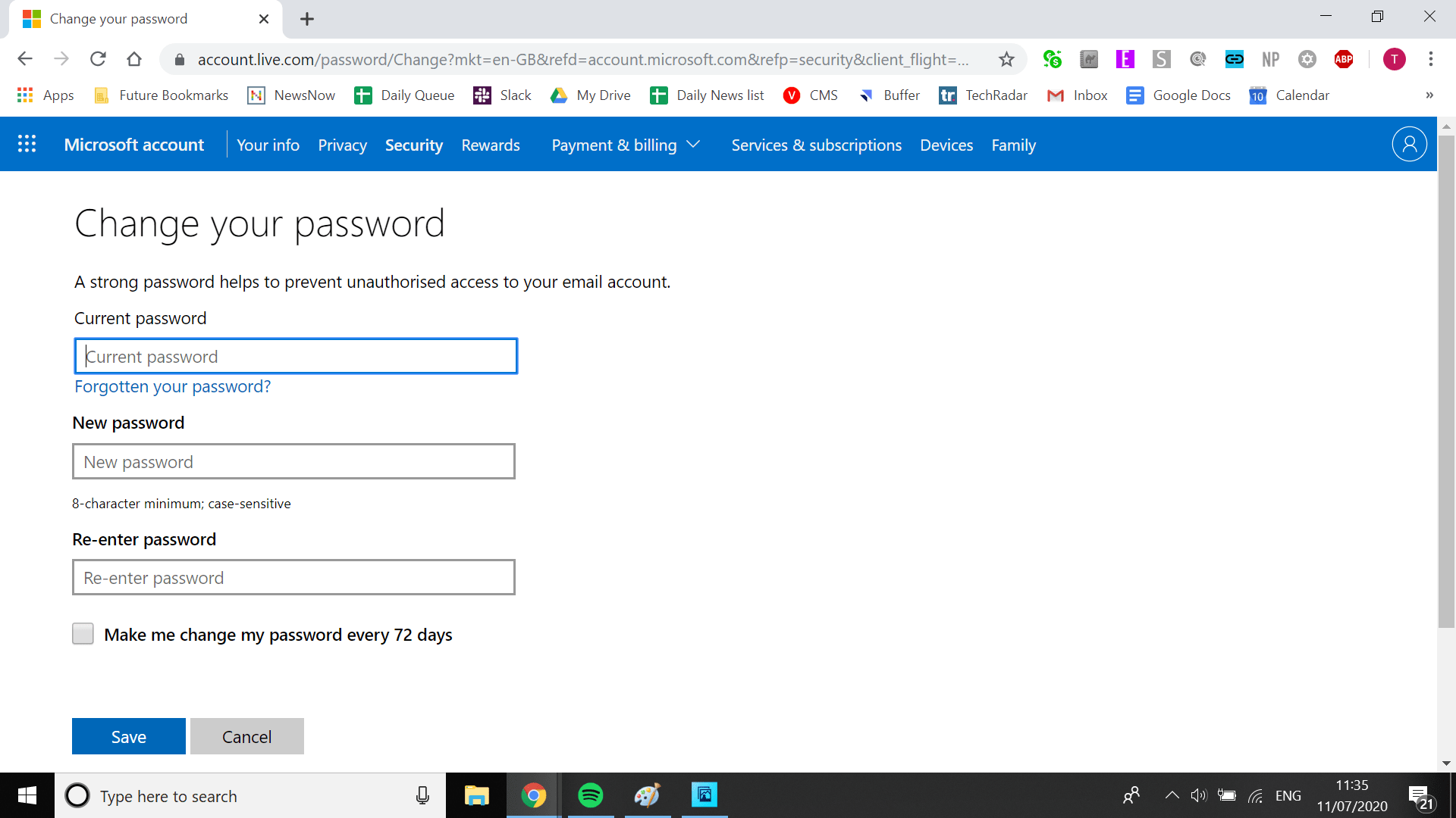 How to change your Microsoft Outlook password or reset it TechRadar