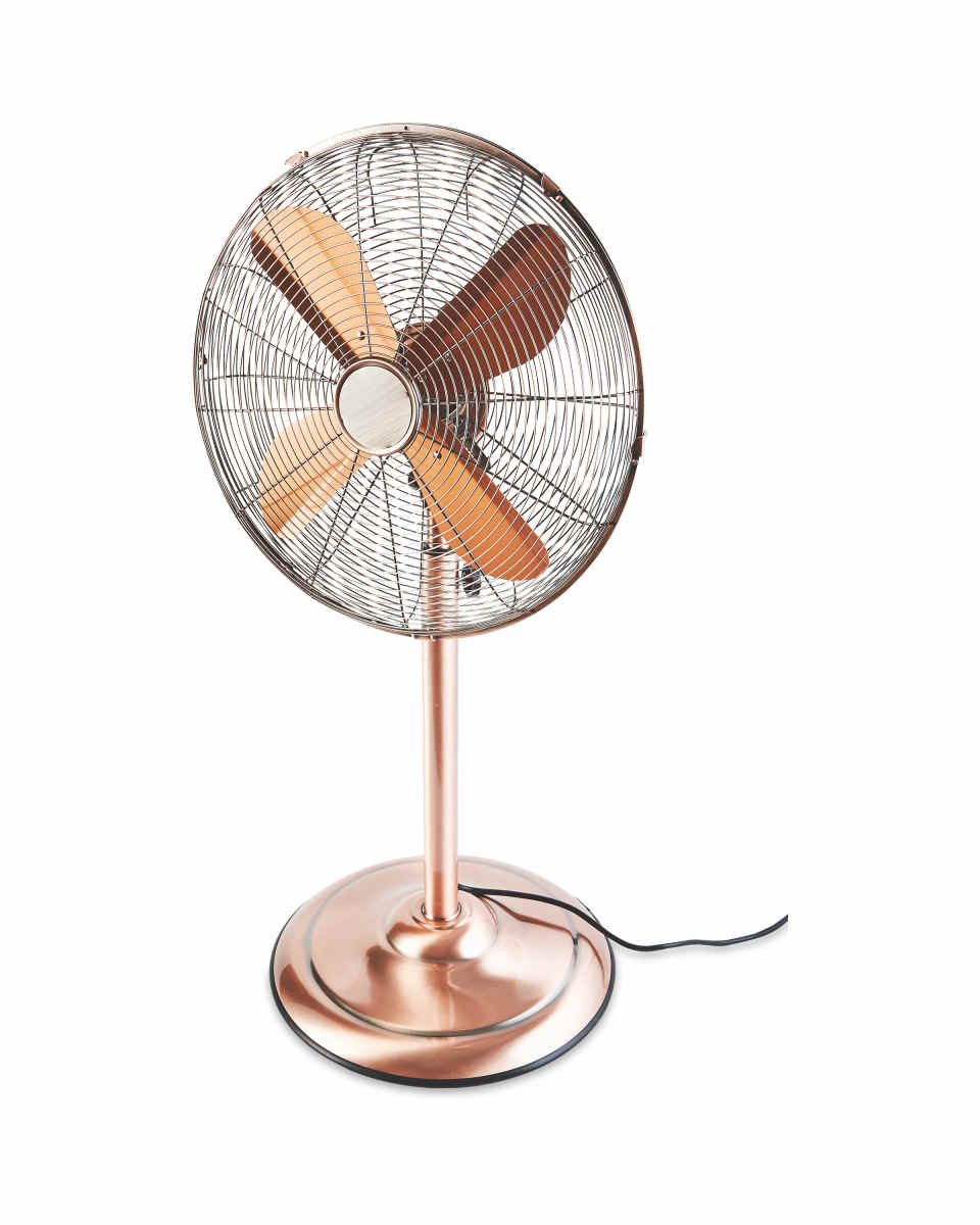 Aldi has a retro pedestal fan available to preorder and it's a