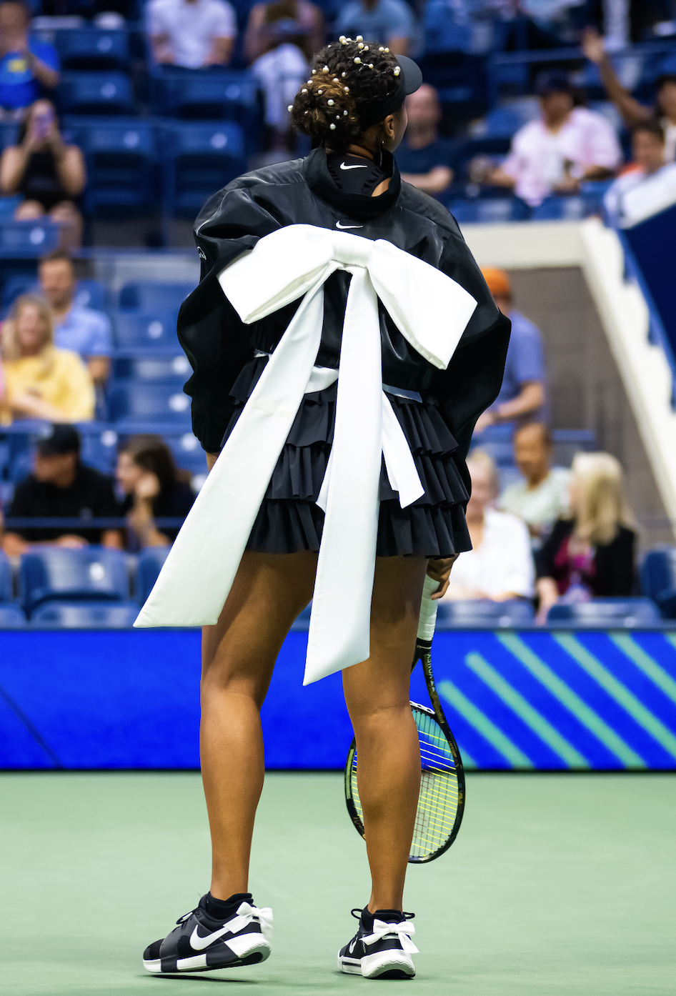 Naomi Osaka's US Open Court Style Is All About Bows Marie Claire