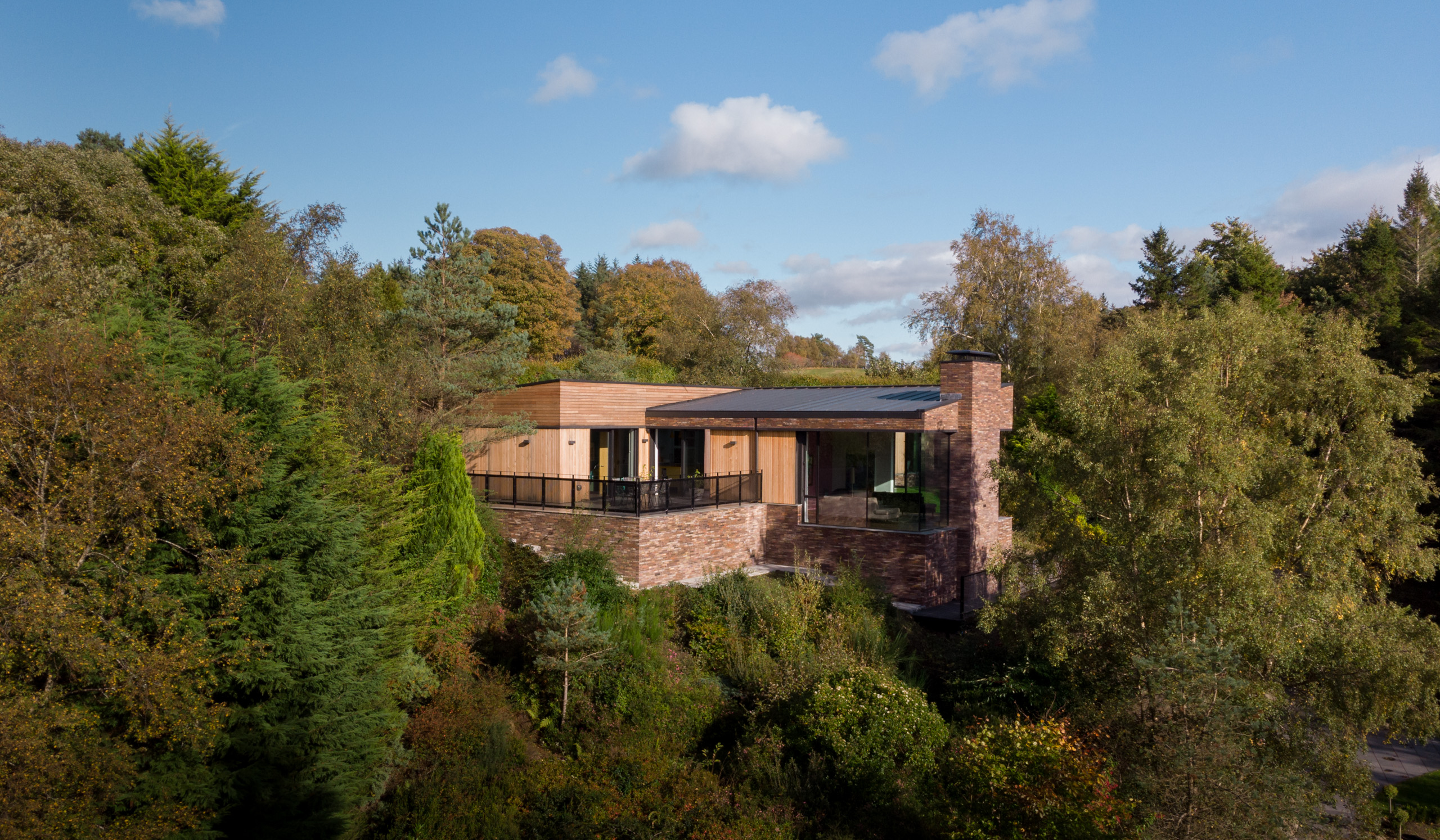 This contemporary Kilmacolm home centres on an enchanting garden to be