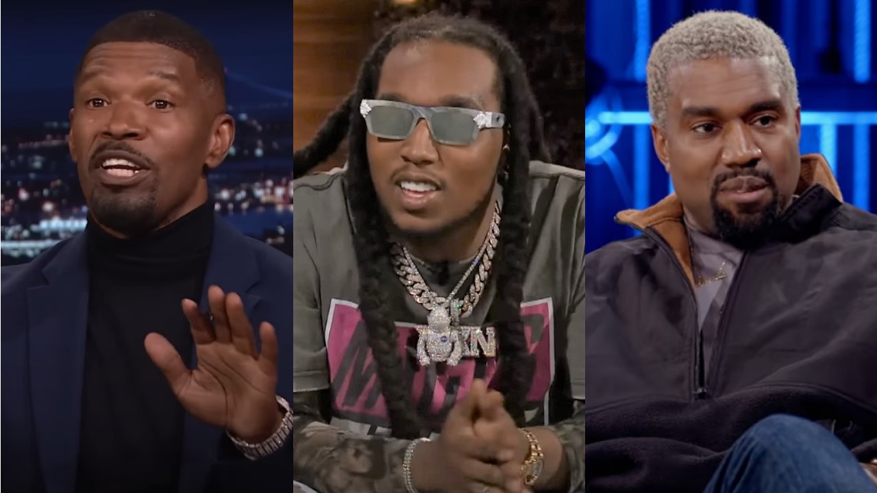 Jamie Foxx Gets Asked About Takeoff’s Death And Kanye West’s