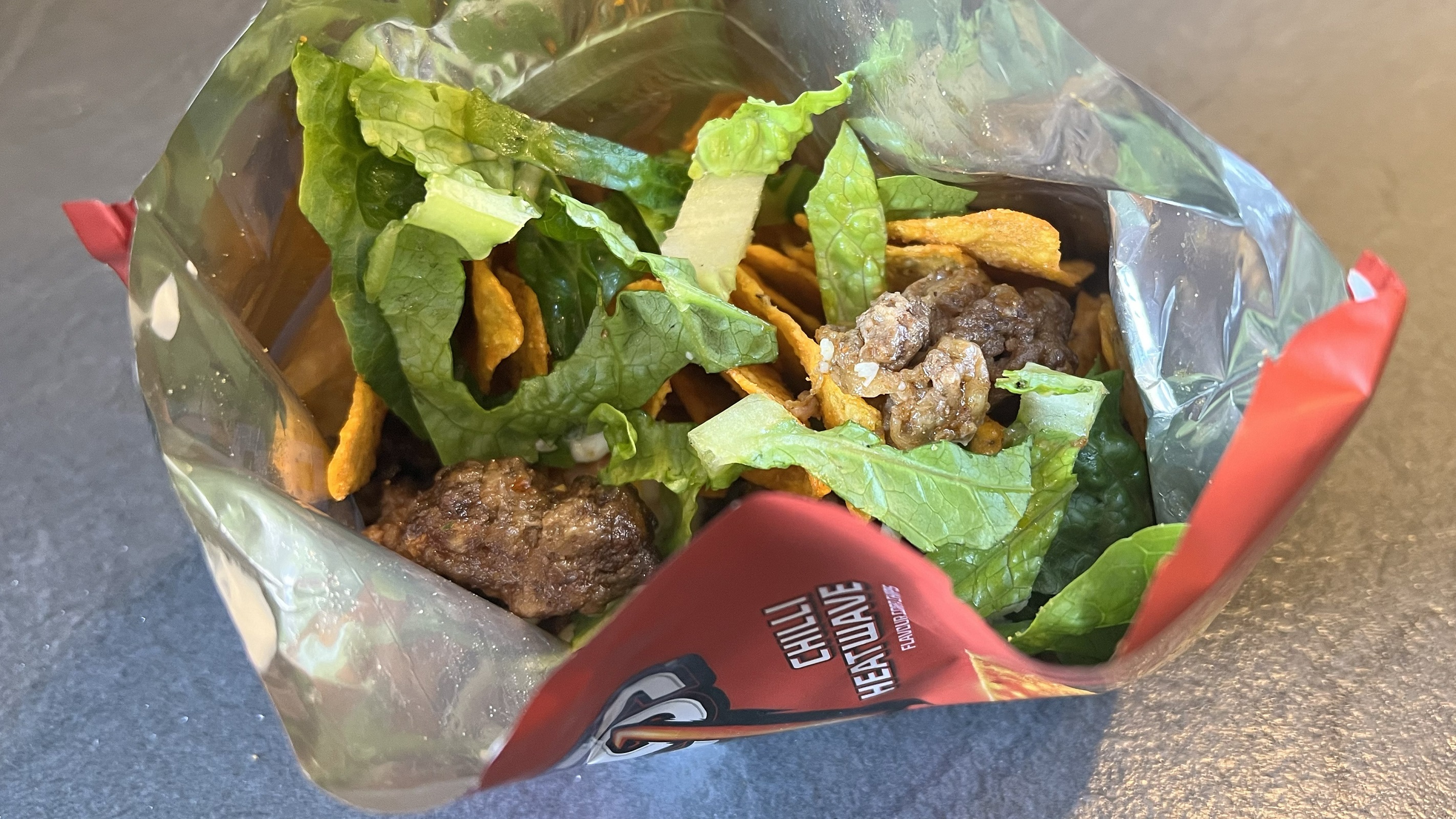 I made the viral 'walking' air fryer tacos and it's as good as it looks