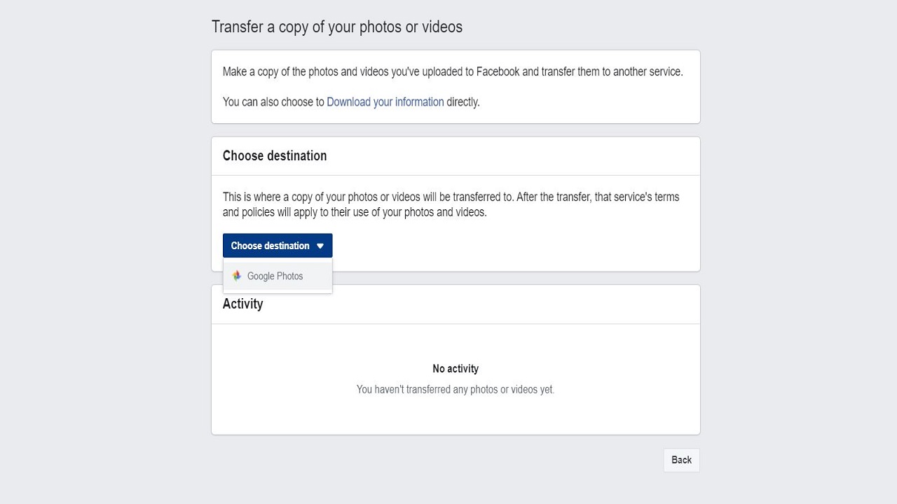 Facebook now lets you transfer images to Google Photos; Here’s how you