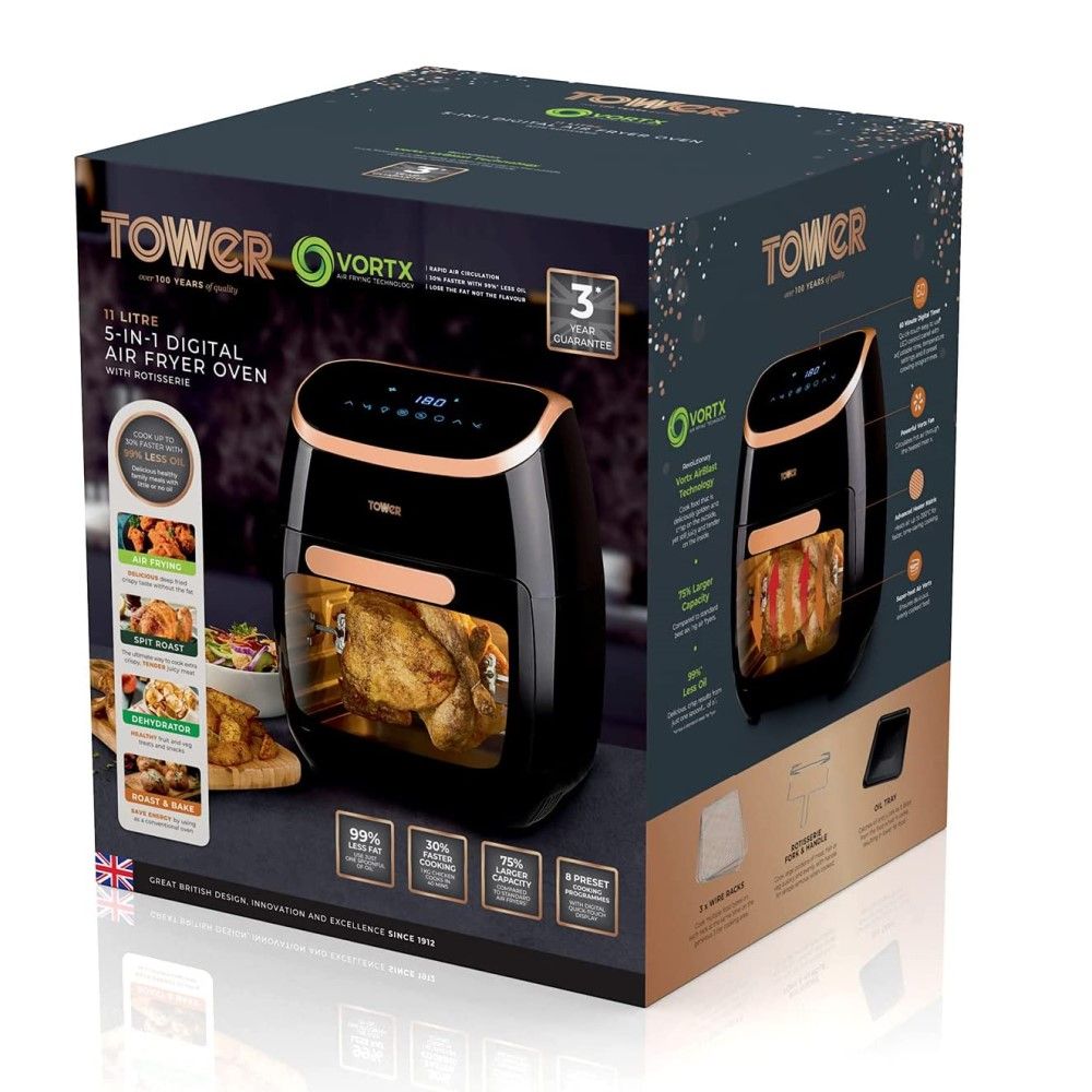 Tower Vortex 5in1 Digital Air Fryer review Ideal Home