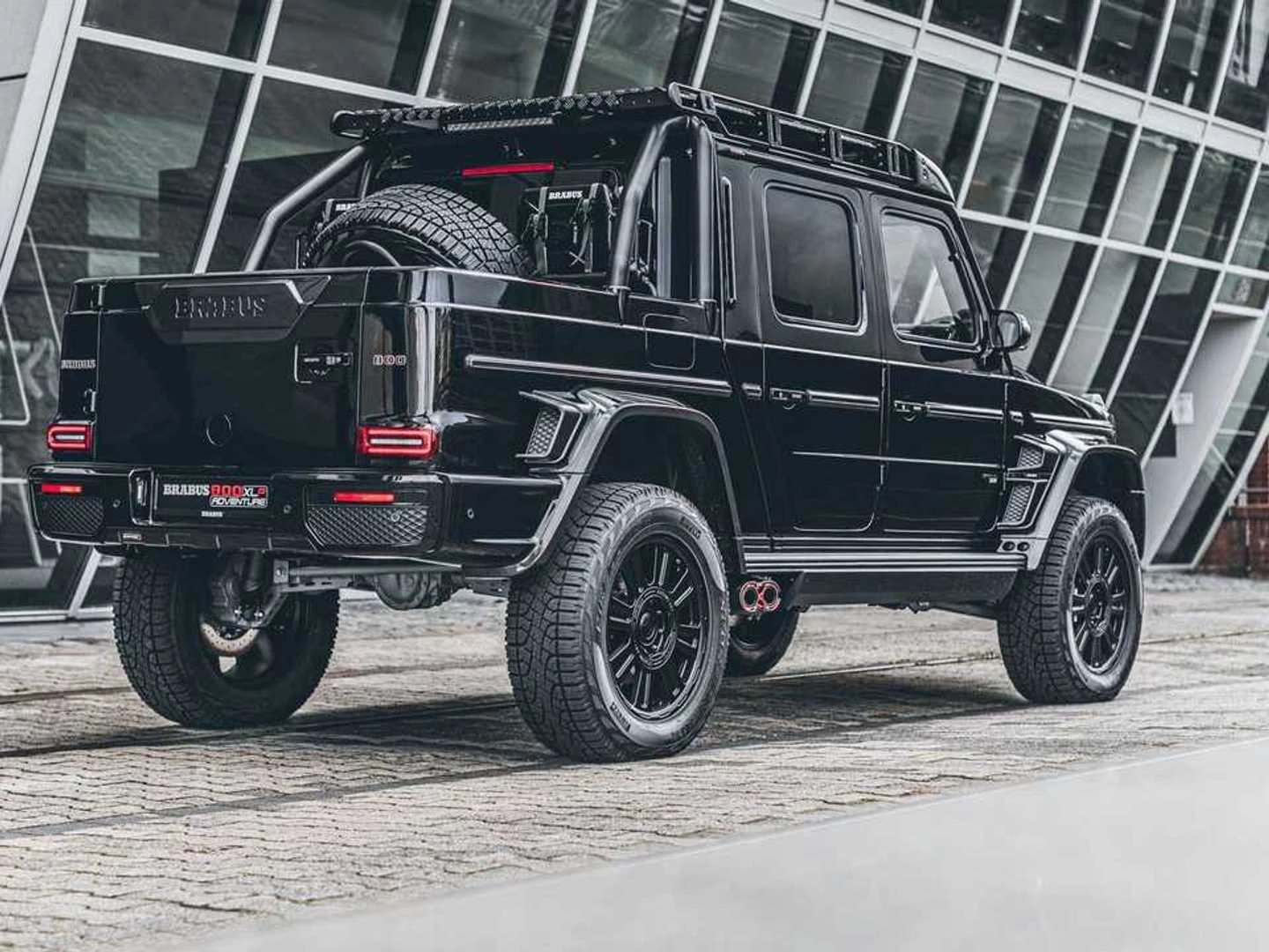 Brabus 800 Adventure Xlp Superblack Debut Sebagai Truk Amg G63