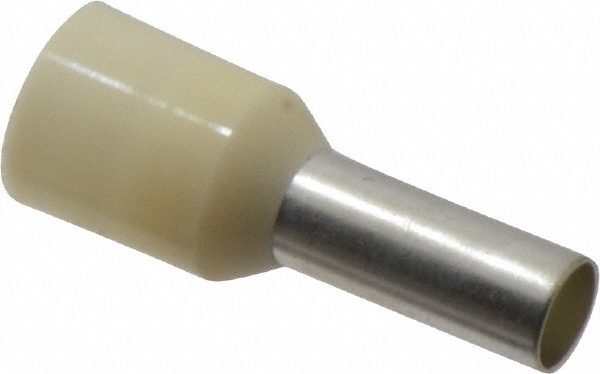 ACI 8 AWG, Partially Insulated, Crimp Electrical Wire Ferrule