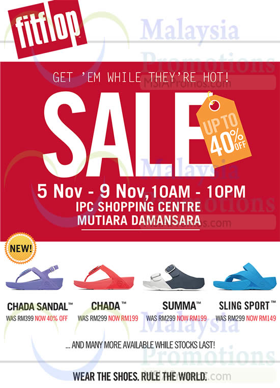 Fitflop Sale IPC Shopping Centre 5 9 Nov 2014
