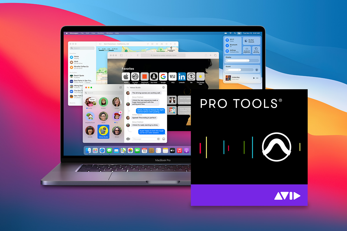 AVID Pro Tools compatible with macOS Big Sur