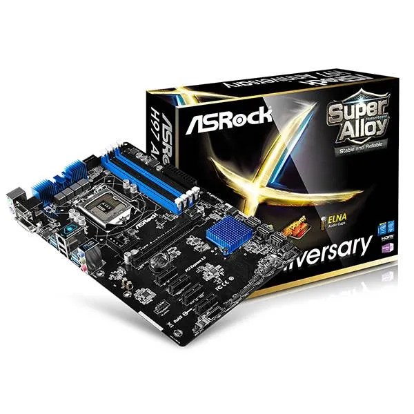 ASRock H97 Anniversary Intel LGA 1150 ATX Motherboard H97 Anniversary