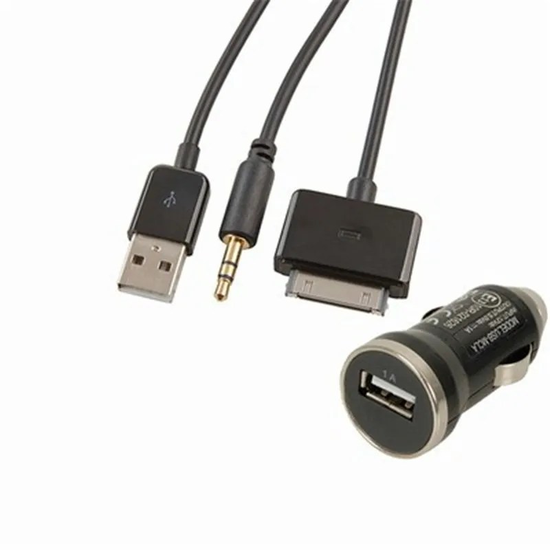 iPhone®/iPod® Car Charger/Audio Kit MB3653 Mwave