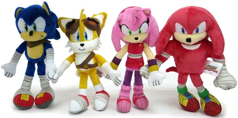 Sonic Boom 20cm Basic Plush Bundle 0539412250561