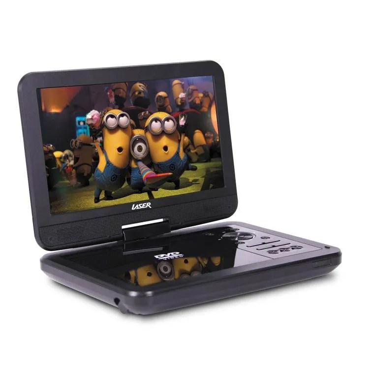 Laser 10" Portable DVD Player Pack DVDPT10B Mwave
