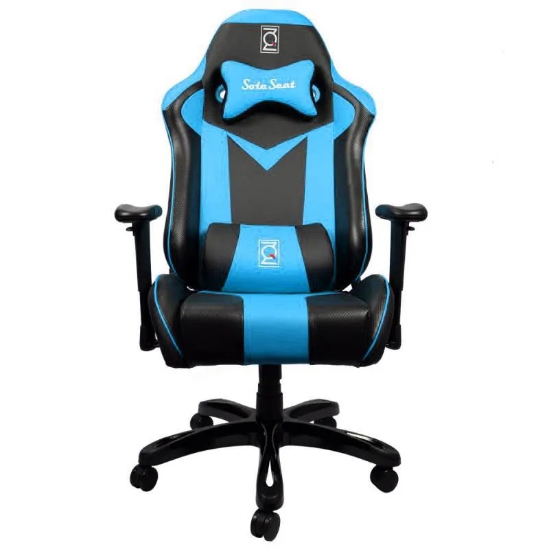 ZQRacing Rebel Series Gaming Office Chair Black/Blue JS01 BLACK