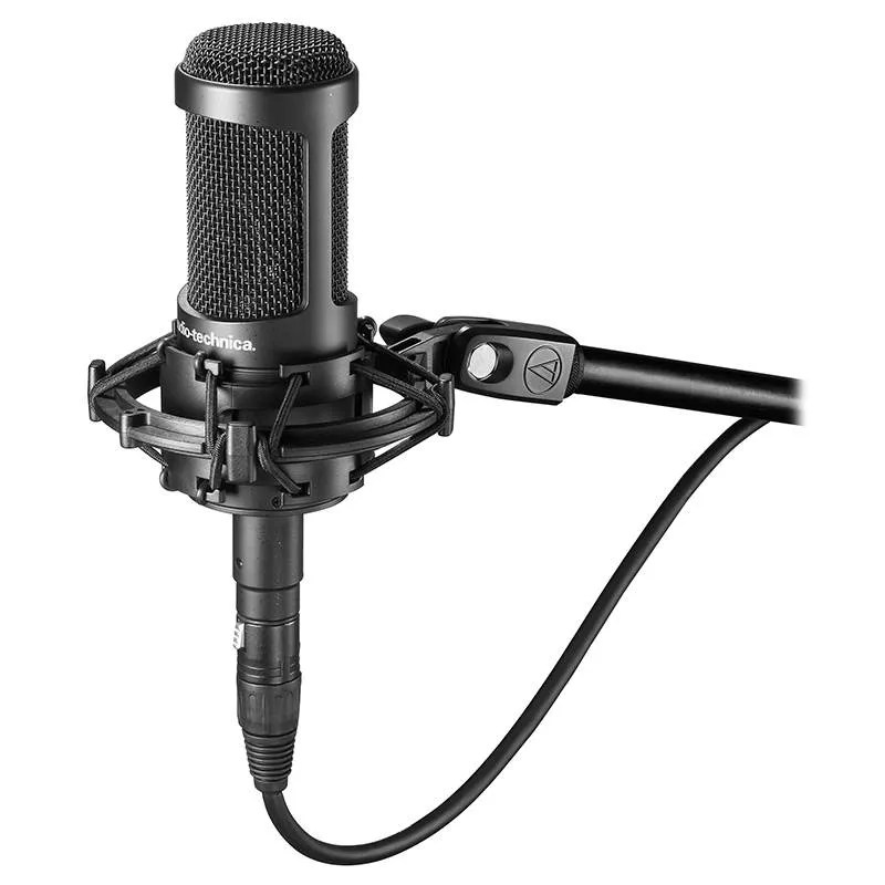 AudioTechnica AT2035 Cardioid Condenser Microphone with AT8458 Shock