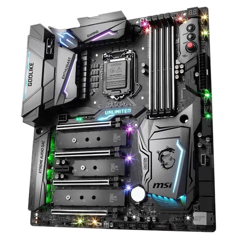 MSI Z370 GODLIKE GAMING LGA 11512 EATX Motherboard Z370 GODLIKE