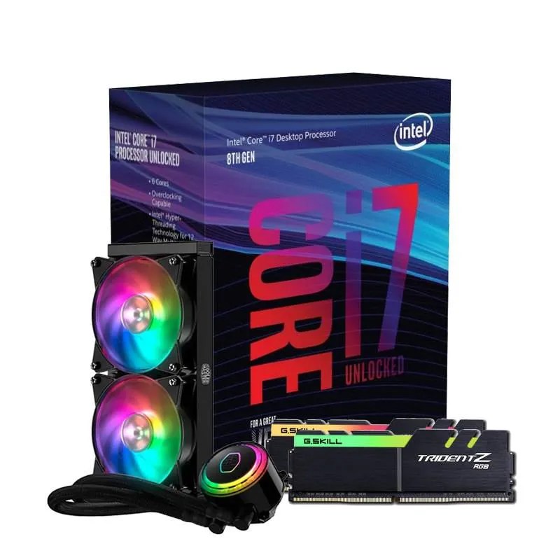 Bundle Deal Intel Core i7 8700K Memory + CPU Cooler RGB