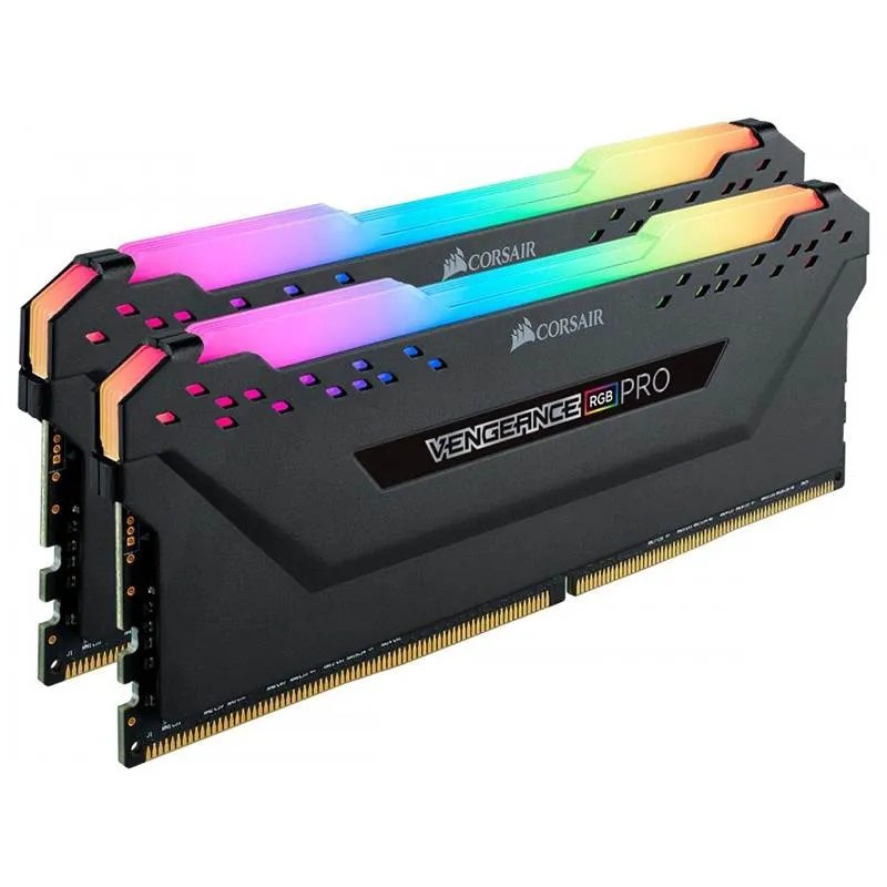 Corsair Vengeance RGB PRO 16GB (2x 8GB) DDR4 3000MHz Memory Black