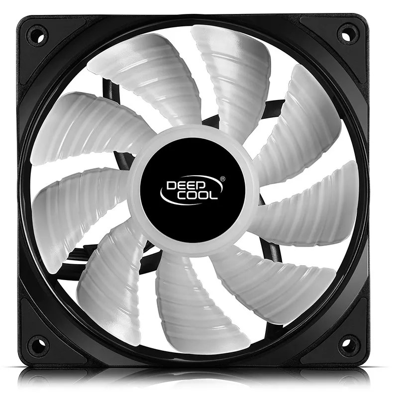 Deepcool RF 120M 120mm High Brightness RGB Case Fan 5 Pack DPFRGB
