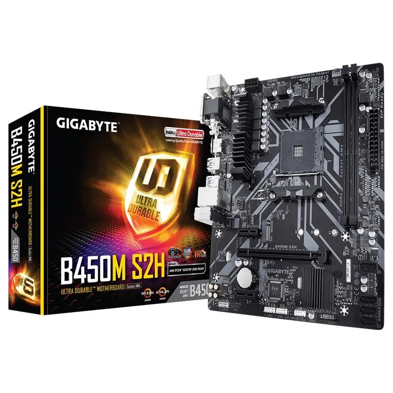 Gigabyte B450M S2H AM4 MATX Motherboard GAB450MS2H Mwave