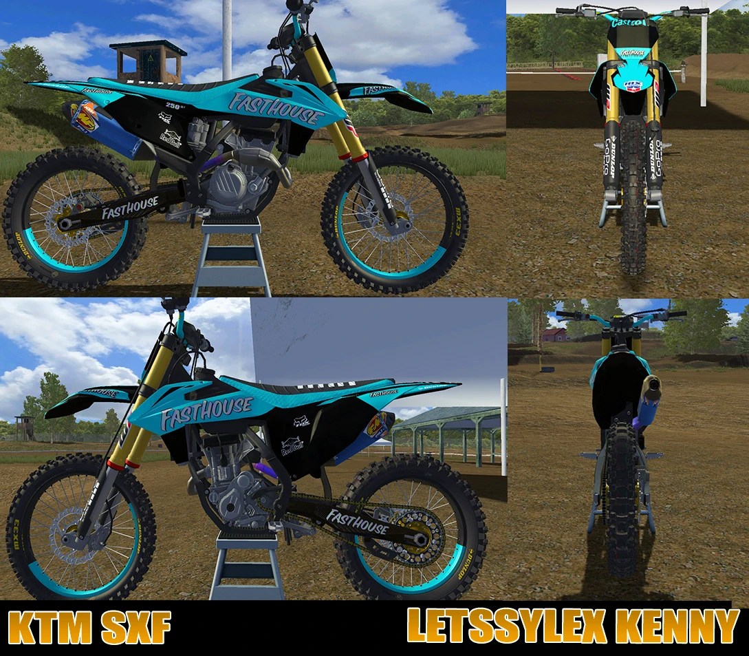 KTM FASTHOUSE RACING Paint Motocross SXF 250