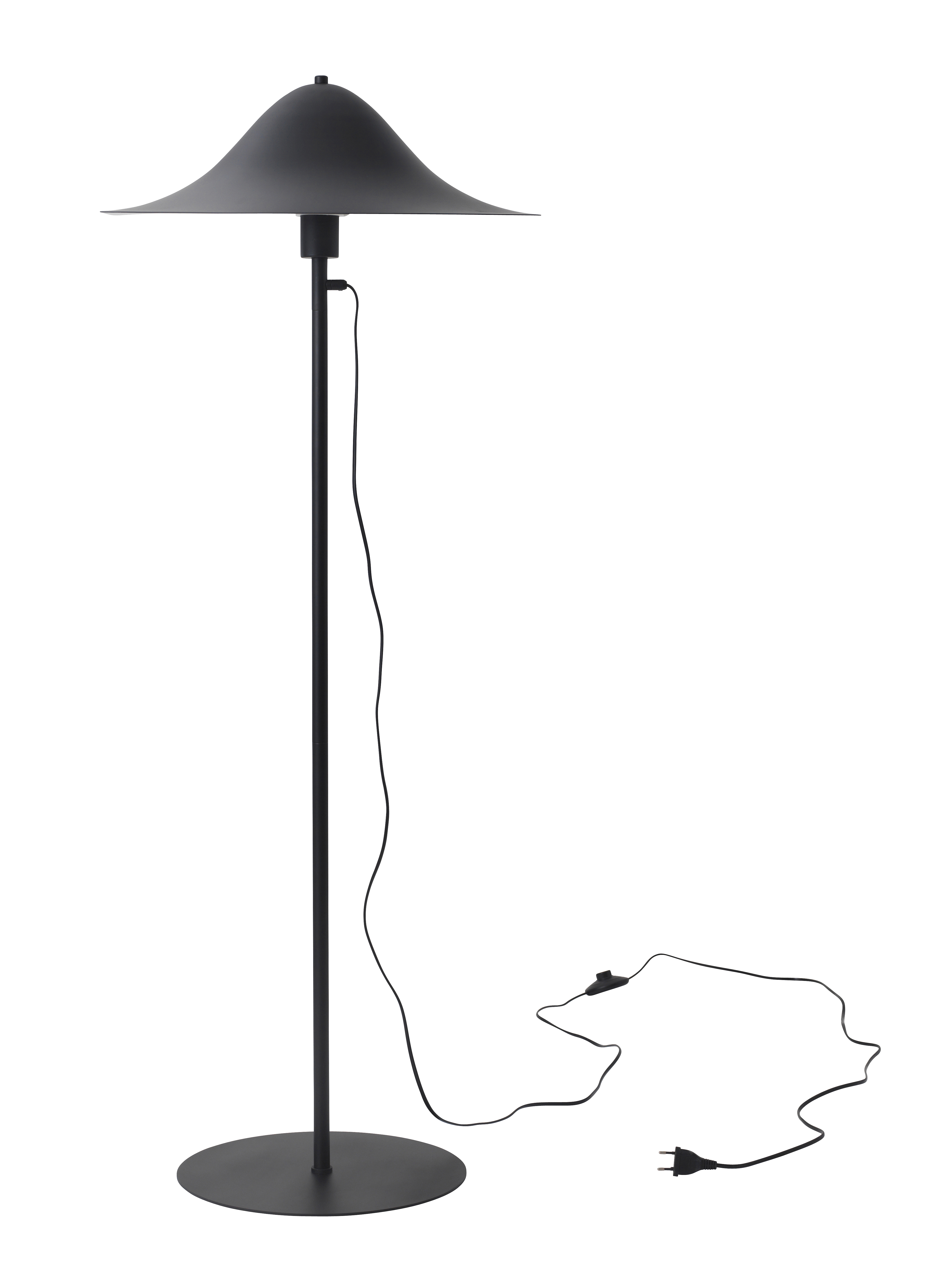 Golvlampa Svart Metall Pholc Hans Golvlampa Svart Metall