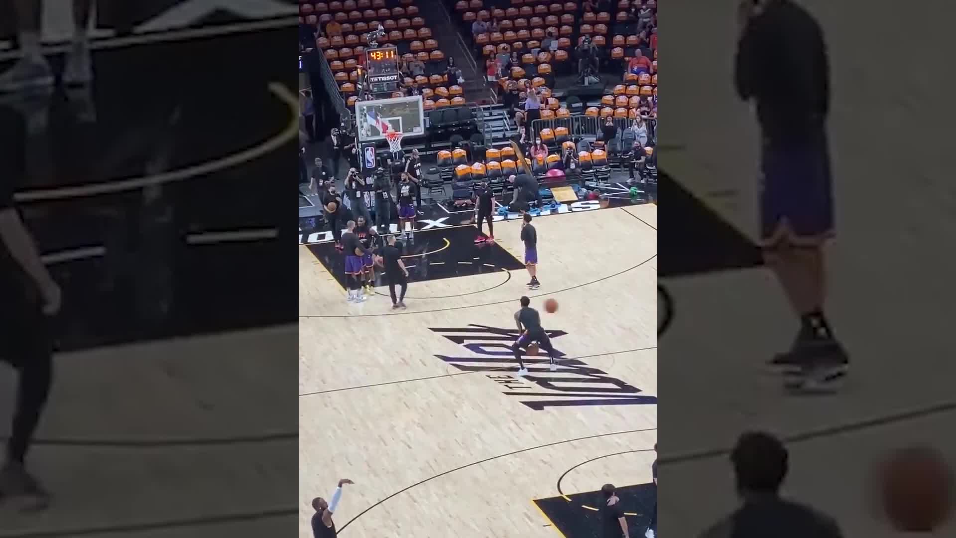 Ayton hits from halfcourt with granny shot Phoenix Suns