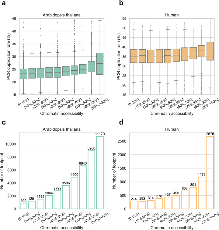 ATACseq with unique molecular identifiers improves quantification and