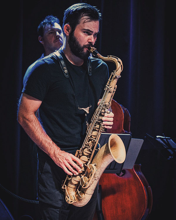 Ryan Devlin Burnin’ Tenor Sax Solo on Softly as a Morning Sunrise