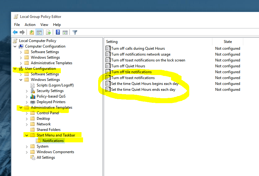 Windows 10 Action Center Note shortcut Windows Neowin