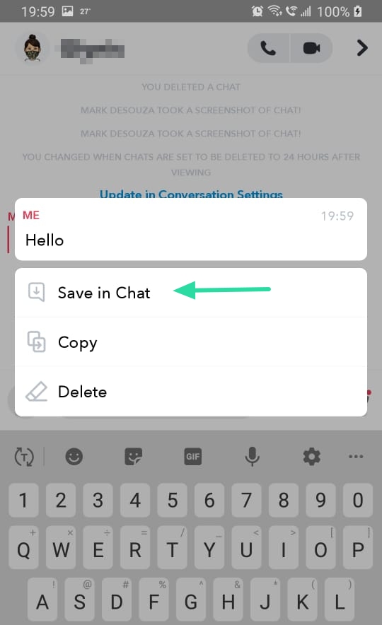 Save Snapchat Messages for 24 hours Stepbystep guide with pictures