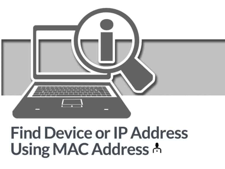 How to find a device using mac address managementmaz