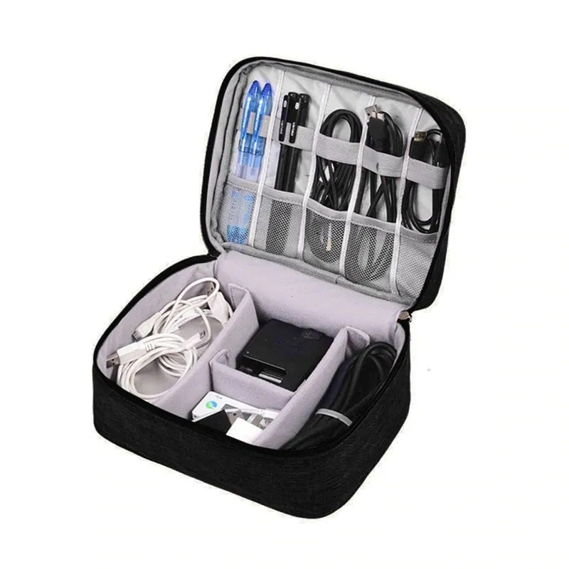 Electronics Bag, Black Netsilla