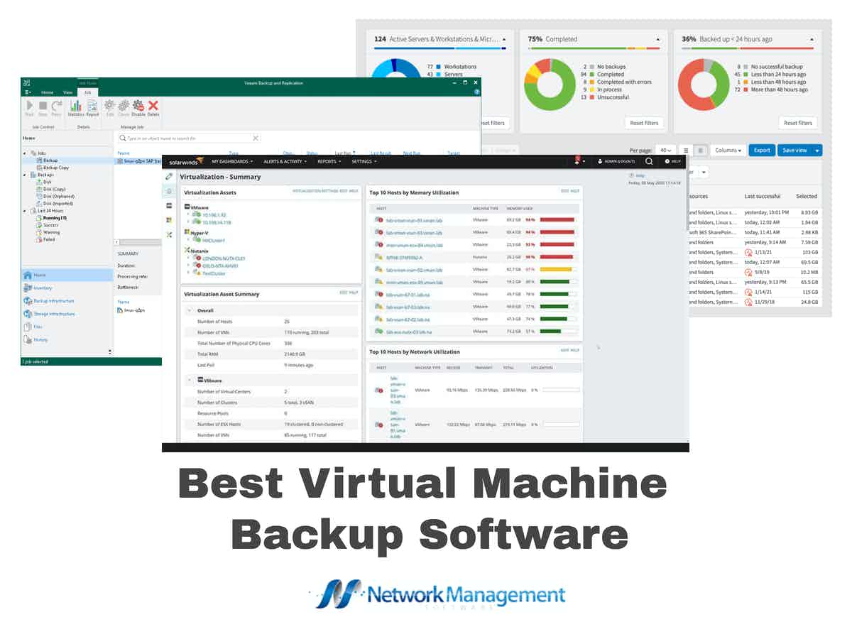 Best Virtual Machine Backup Software for 2022 with Free Trials!