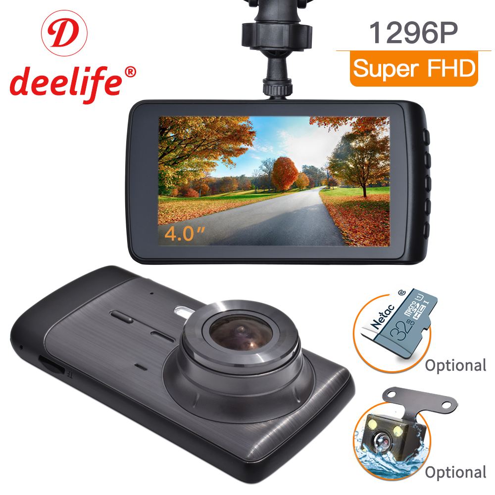 Deelife Car DVR Dash Camera Cam Full HD Video Recorder Registrator Auto