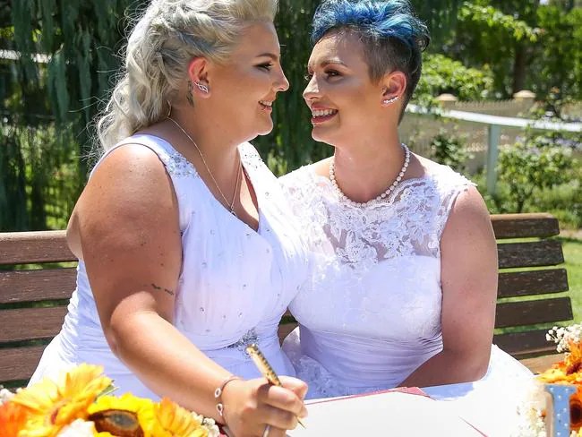 Samesex marriage First gay weddings in Australia