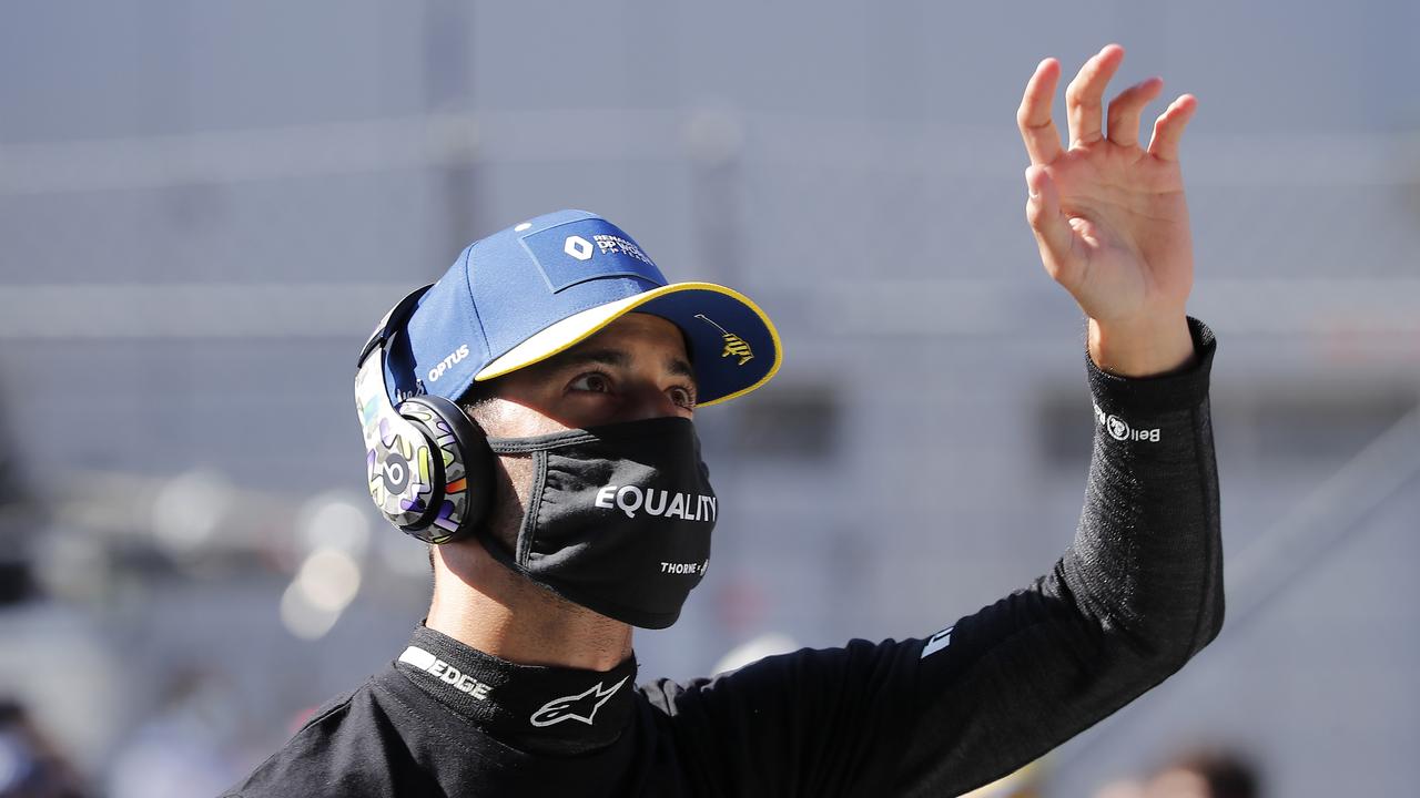 F1 2020 Daniel Ricciardo, tattoo bet, Eifel Grand Prix, Renault, Cyril