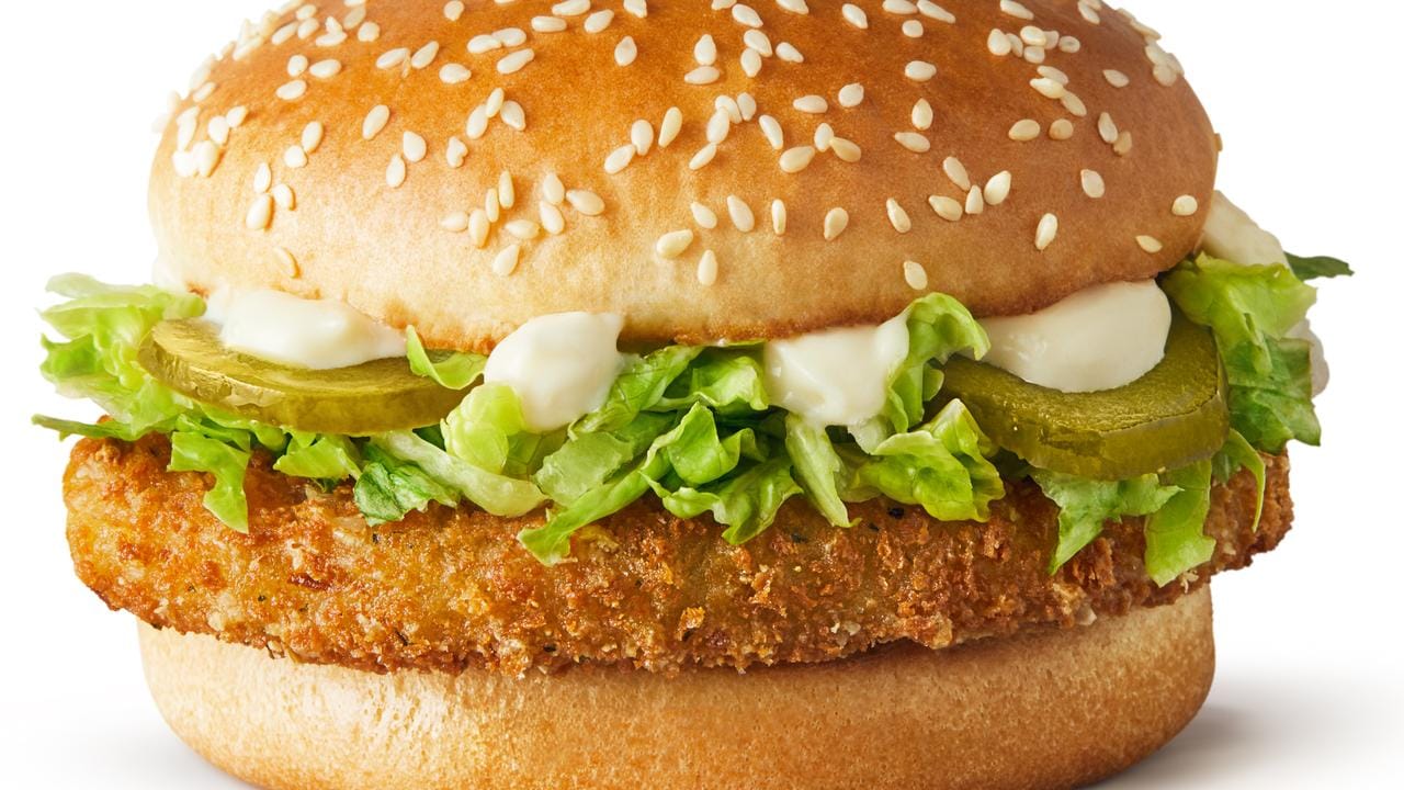 McDonald’s menu Macca’s launches new vegetarian McVeggie burger